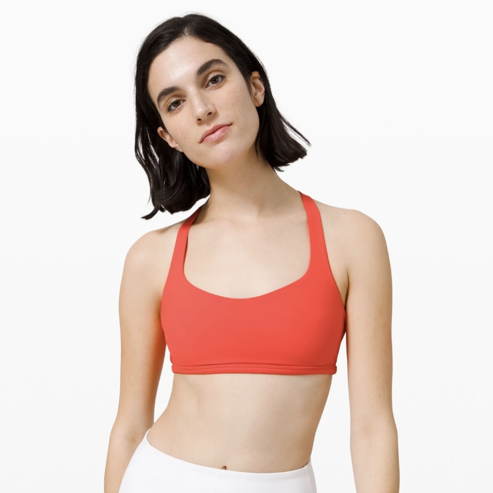 Lululemon FREE TO BE BRA WILD A/B CUP Thermal Red